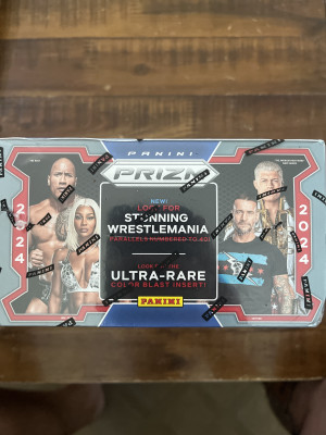 2024 Prizm WWE hobby box back