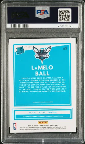2020 Panini Donruss Optic Lamelo Ball Hyper Pink back