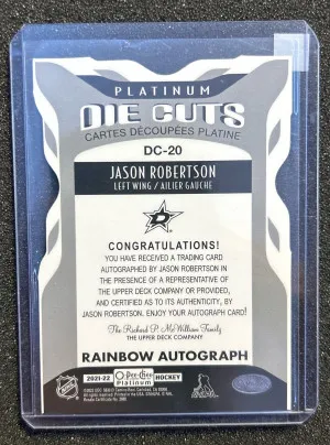 Jason Robertson Diecuts Auto back