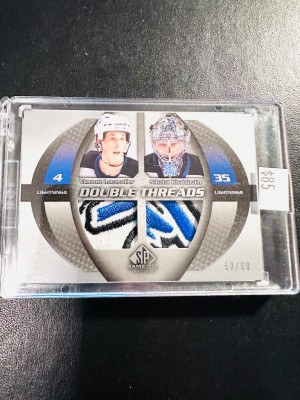 2004 SPGU double threads patches lecavalier khabibulin /60 front