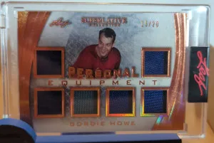 2021 Gordie Howe Leaf Personal Equipment 15/20 front