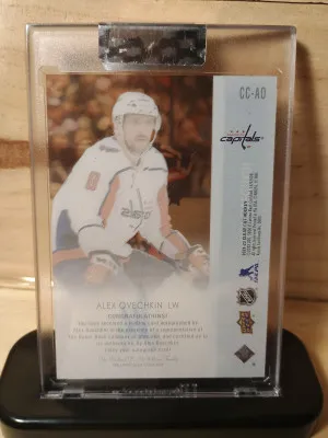 2022-23 Upper Deck Clear Cut 2001 Update Alexander Ovechkin Ovechkin Auto SSP back