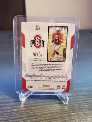 2021 Score - #302 Justin Fields (RC) back