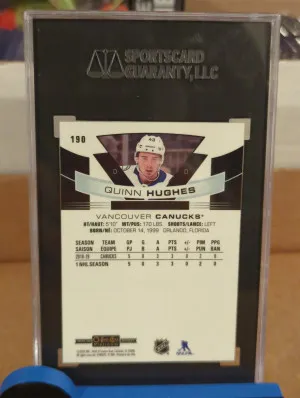 2019/20 O-PEE-CHEE Platinum Quinn Hughes Marquee Rookie back