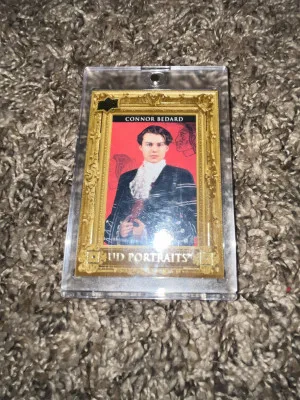 2023 Upper Deck Portraits Connor Bedard front