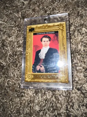 2023 Upper Deck Portraits Connor Bedard back