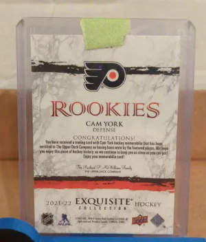 2021/22 Exquisite Cam York Patch 16/99 back