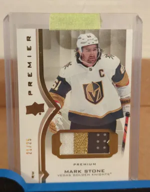 2020/21 Premier Mark Stone Patch 21/25 front