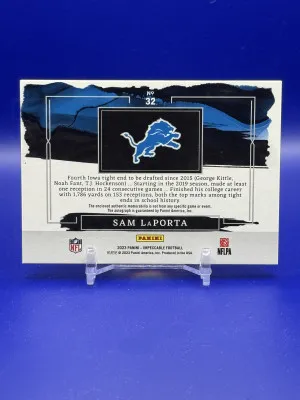 2023 Panini Impeccable Sam LaPorta #33/35 back