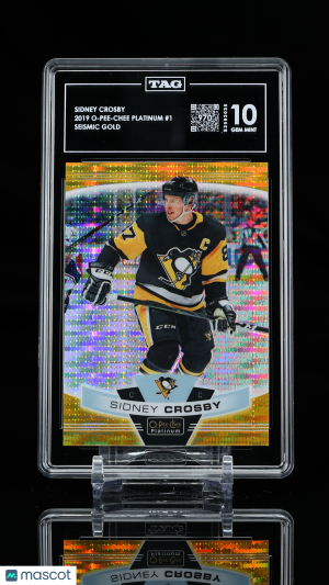 O-Pee-Chee Platinum Sidney Crosby #1 TAG 10 front