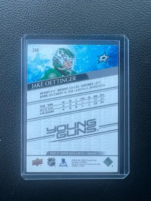 Jake Oettinger Young Guns back