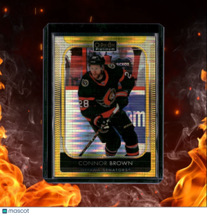 2021-22 O-Pee-Chee Platinum Connor Brown Seismic Gold 45/50 #134 front