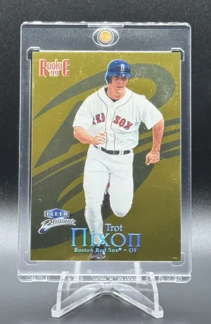 1999 Fleer Brilliants Gold 1/99 Trot Nixon front