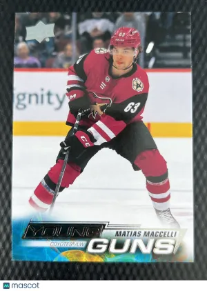 2022 Upper Deck Matias Maccelli #216 Rookie front