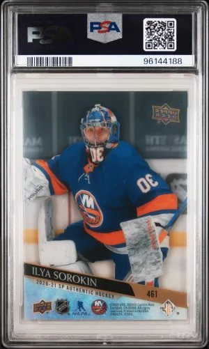 2020 Sp Authentic Young Guns Acetate Ilya Sorokin Young Guns Acetate back