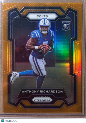 2023 Panini Prizm Anthony Richardson RC Orange Holo #354 164/249 front
