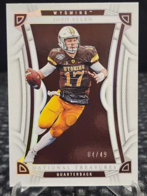 2023 Panini National Treasures Collegiate - Silver #5 Josh Allen /49 front