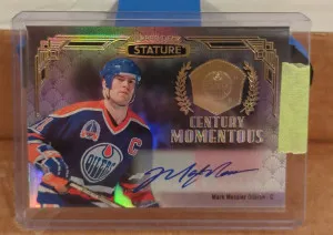 2020/21 Stature Mark Messier Century Momentous Auto front