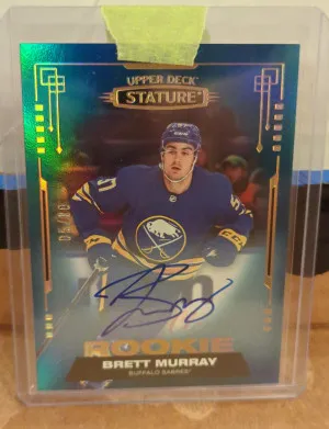 2021/22 Stature Brett Murray Rookie Auto 5/10 front