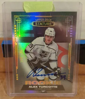 2021/22 Stature Alex Turcotte Rookie Auto 188/199 front