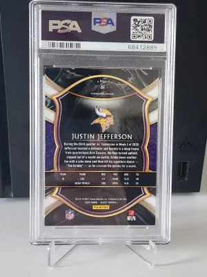 2020 Panini Select Justin Jefferson back
