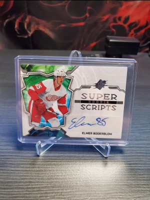 2022-23 SPx - Rookie Superscripts #SSR-ES Elmer Soderblom (AU, RC) front