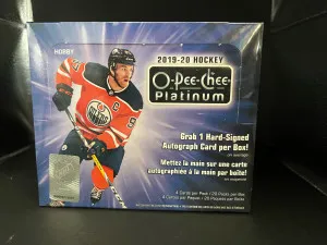2019-2020 O-Pee-Chee Platinum Hobby Box front
