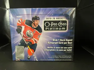 2019-2020 O-Pee-Chee Platinum Hobby Box back