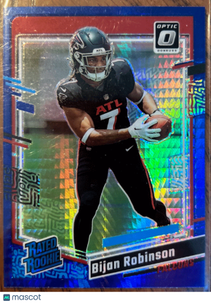 2023 Panini Bijan Robinson #206 Rated Rookie front