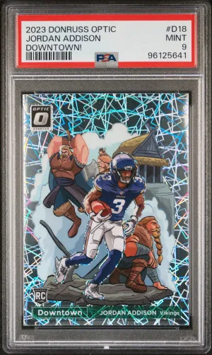 2023 Panini Donruss Optic Downtown! Jordan Addison front
