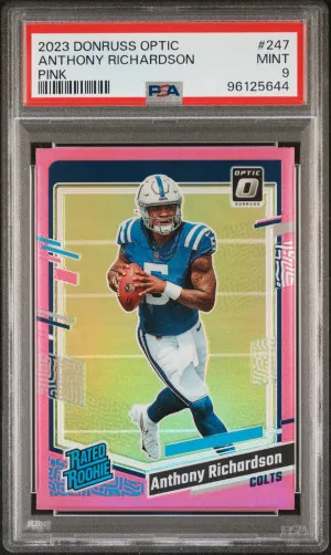 2023 Panini Donruss Optic Anthony Richardson Pink front