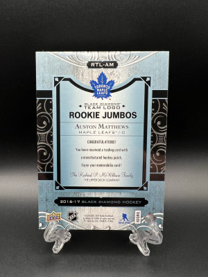 Auston Matthews Rookie Team Jumbo Patch back