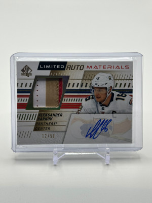 Aleksander Barkov Limited Auto Materials 12/50 2019-20 SPA front