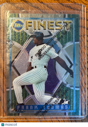 1994 Topps Finest Frank Thomas #98 Holographic Finest front
