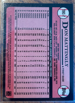 2024 Topps Don Mattingly #T89C-7 back