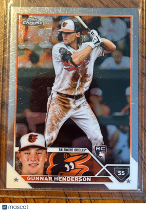 2023 Topps Chrome Gunnar Henderson #2 front