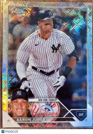 2023 Topps Chrome Aaron Judge #62 front