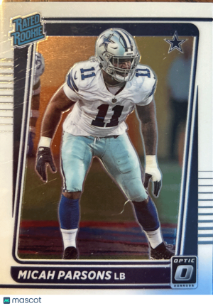 2021 Panini Donruss Optic Micah Parsons #245 front