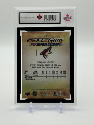 Clayton Keller Young Guns Canvas KSA 10 - Slab is scratched back