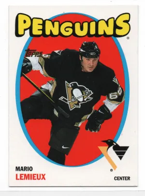 2001-02 Topps 1971-72 Heritage #1 Mario Lemieux front