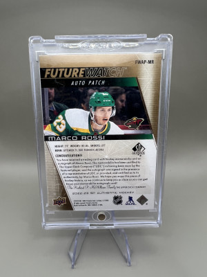 Marco Rossi Future Watch Auto Patch /100 Beautiful patch! back