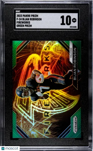 2023 Panini Prizm Bijan Robinson #F-24 SGC 10 front