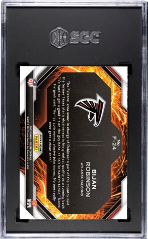 2023 Panini Prizm Bijan Robinson #F-24 SGC 10 back