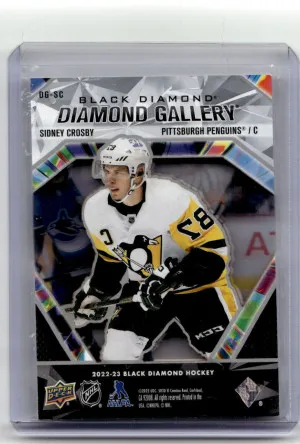 2022-23 #DG-SC Sidney Crosby Black Diamond Gallery back