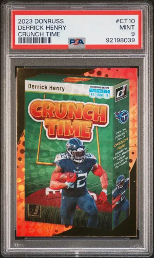 2023 Panini Donruss Crunch Time Derrick Henry front