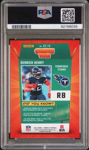 2023 Panini Donruss Crunch Time Derrick Henry back
