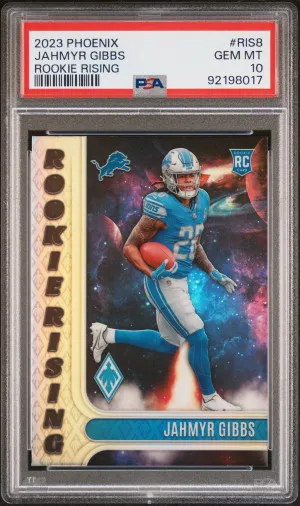 2023 Panini Phoenix Rookie Rising Jahmyr Gibbs front
