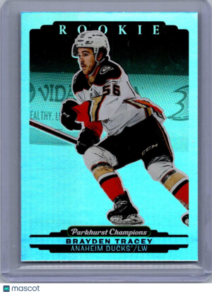 Parkhurst Champions Brayden Tracey #288 Anaheim Ducks front