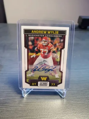 2023 Score - Signatures #300 Andrew Wylie front