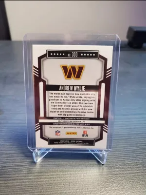 2023 Score - Signatures #300 Andrew Wylie back